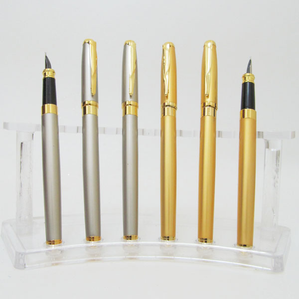 Fountain pen "Baixin" /FP801G/ gold+matte (12)