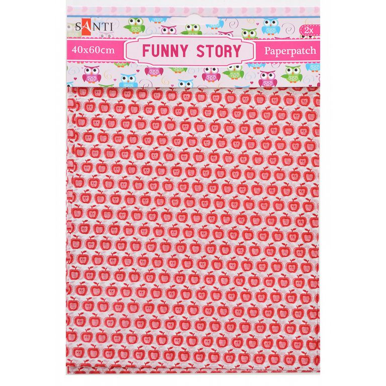 Paper for wrapping gifts and decoupage "Santi" /952489/ Funny, 2 sheets. 40*60 cm (1/50/200)