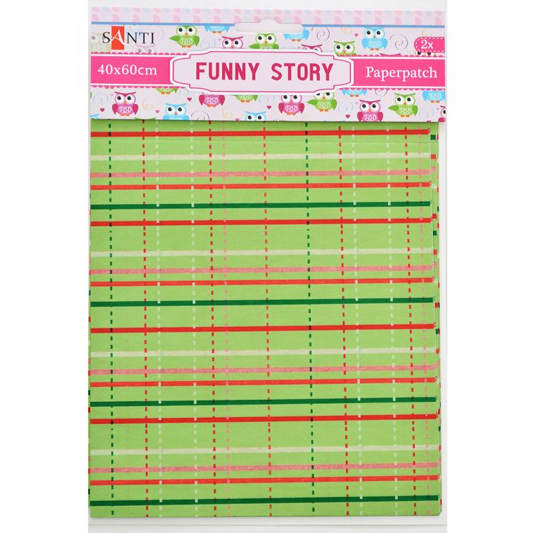 Paper for wrapping gifts and decoupage "Santi" /952497/ Funny, 2 sheets. 40*60 cm (1/50/200)