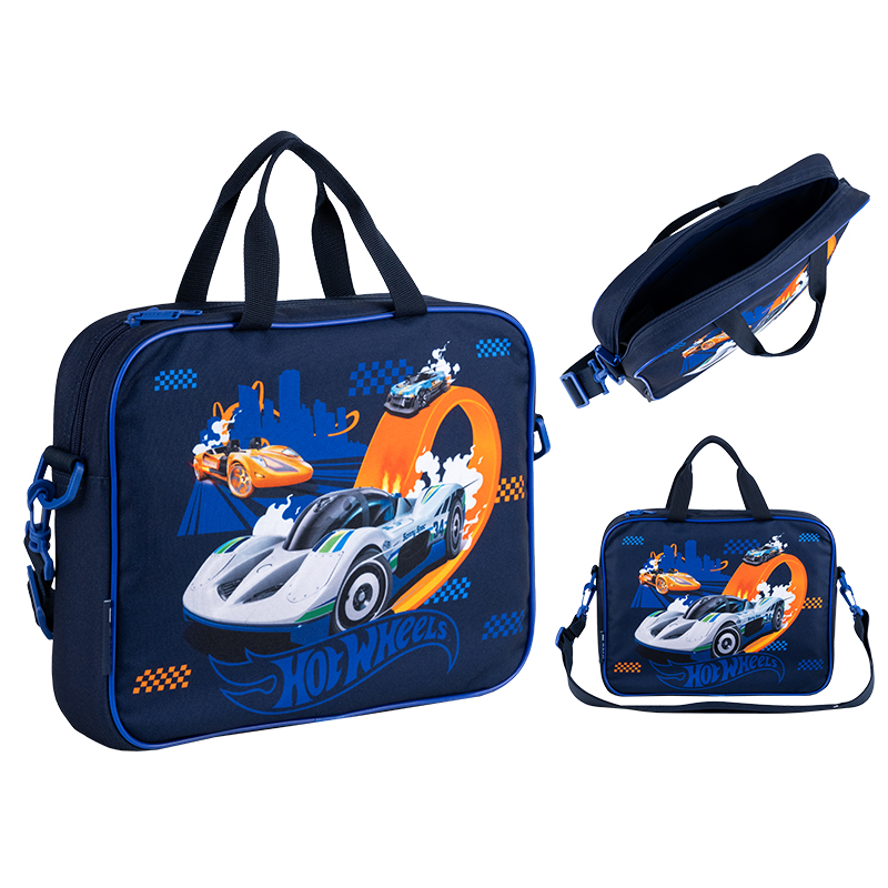 Briefcase A4 with zipper "Kite" /HW25-589/ 1 pc., 589 Hot Wheels (1/25)