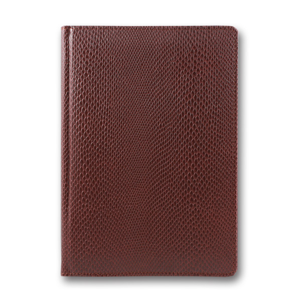Diary ZV-43 n/date "CROCODILE" brown 168 sheets. == 142x203 (10)