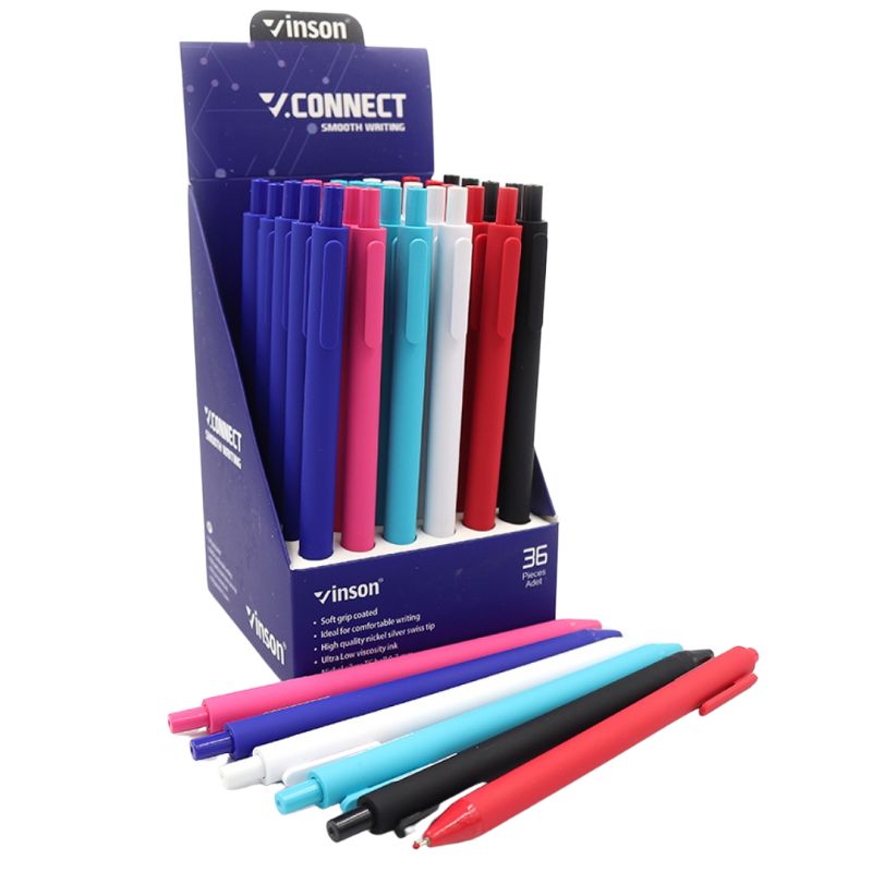 Pen oil machine "Vinson" /S1C/ "Connect" 0.7mm, blue (36/1440)