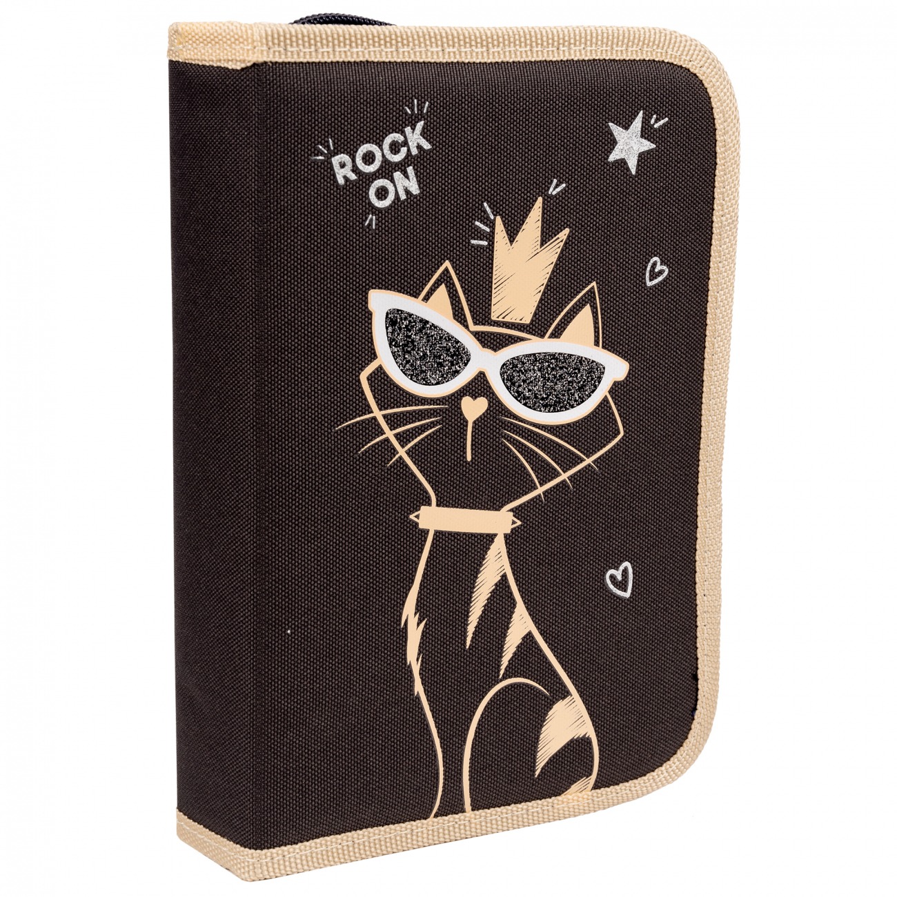 Hard pencil case "1B" /533447/ 1 compartment. with valve Pussycat (1/48)