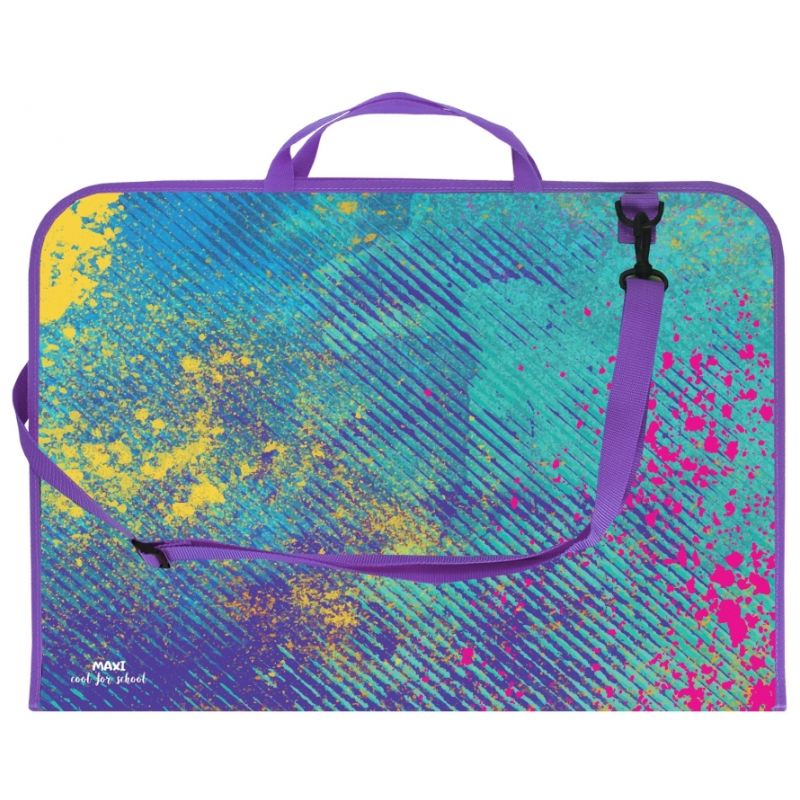 Briefcase plastic A3 "MAXI" /MX30003-09/ with zipper (1/20)