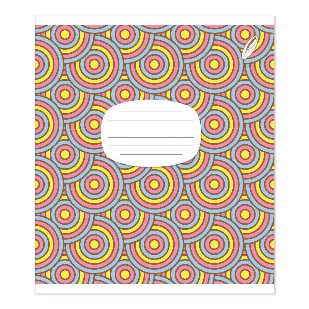 Student's notebook "Feather" 48 sheets # /TV-314/ #0327 Ornament offset paper 50-53 g/m2 (15/180)