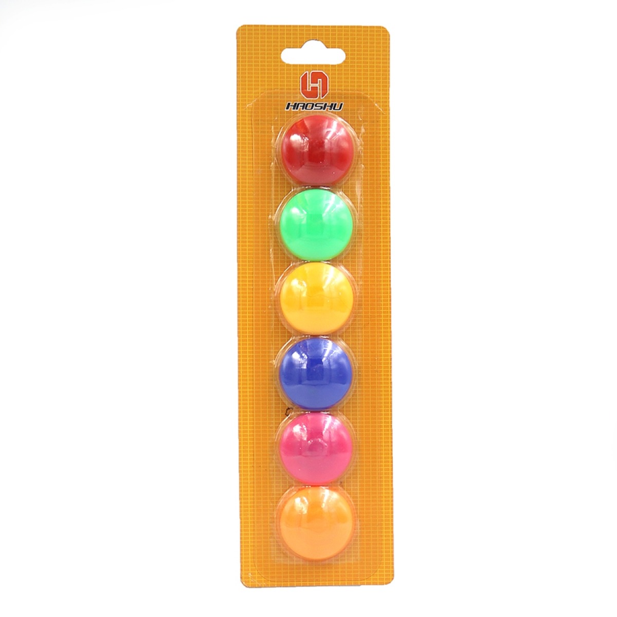 Magnets "JO" /3006/ "Simple" 3 cm, 6 pcs., blister (1/600)