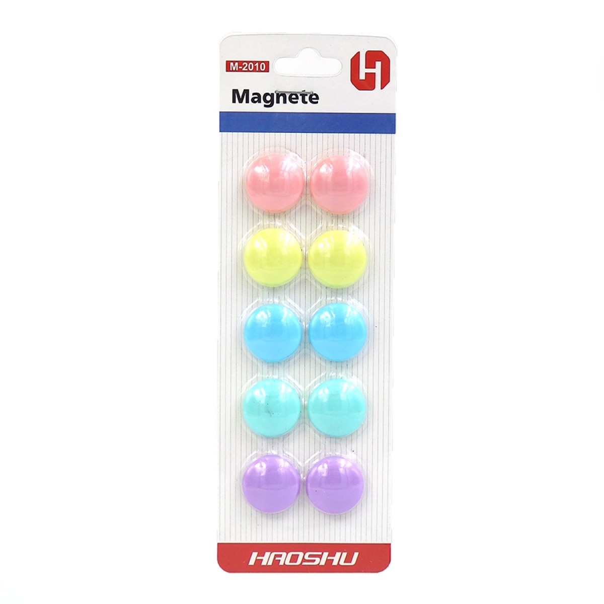 Magnets "JO" /DSCN0789/ "Simple" 2 cm, 10 pcs., blister (1/600)