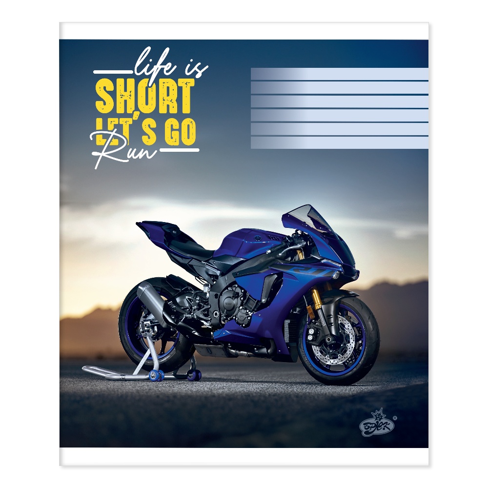 Student's notebook "Brisk" 24 sheets == /TV-109/ #2734 Speed limits (20/400)