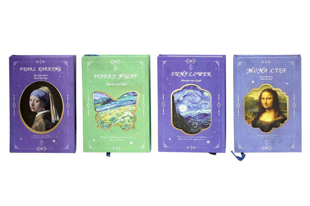Notebook 17*11.2 cm/100 sheets. "WB" /SH-SZ610/ on a magnet, Artists (1/40)