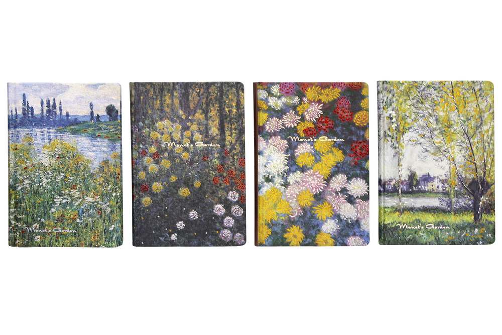 Notebook A5/128 sheets. "WB" /JZA5128-2470/ color. sheets, tv. incl. foil, Alphonse Mucha (1/20/80)