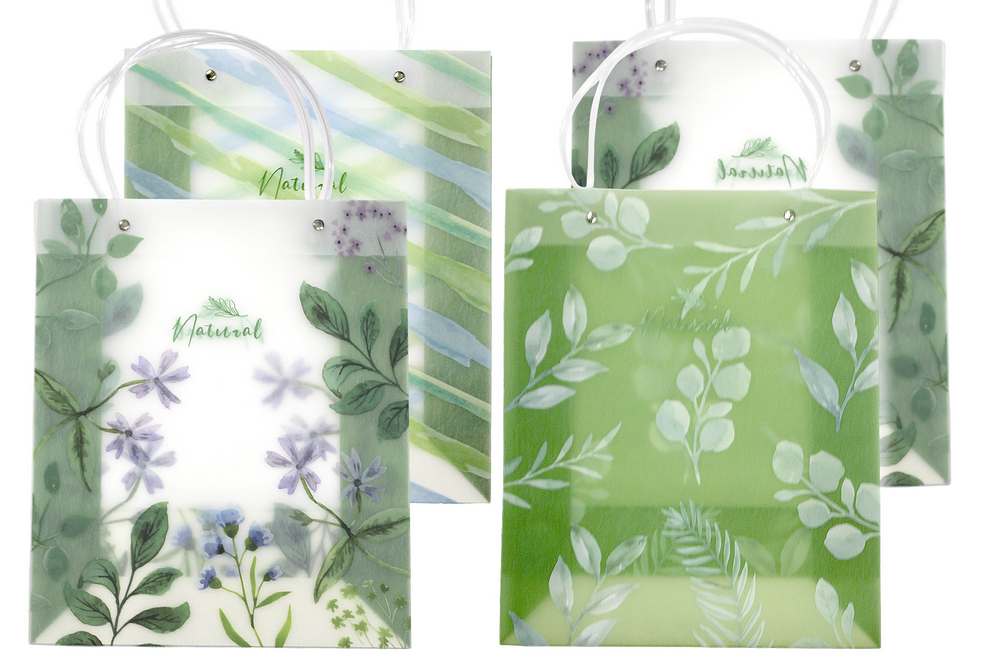Gift bag 26.8*32*9.8cm "WB" /JL-LPD0036(L)/ with foil Natural (12)