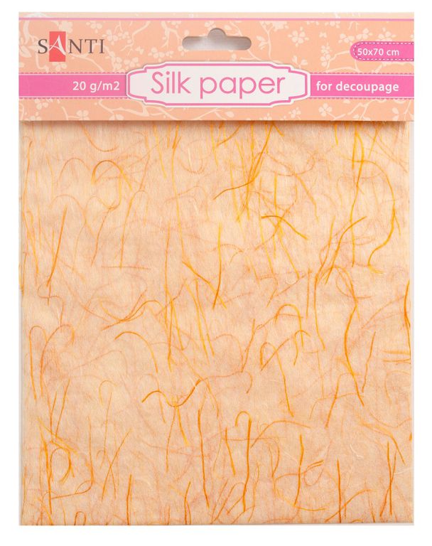 Tissue paper for gift wrapping "Santi" /952731/ yellow, 50*70 cm (1/300)