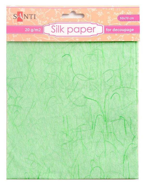 Tissue paper for gift wrapping "Santi" /952733/ green, 50*70 cm (1/300)