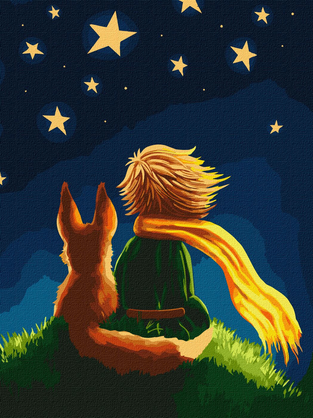 Painting by numbers "Ideyka" /KHO2318/ "Fairytale friends" 30*40cm