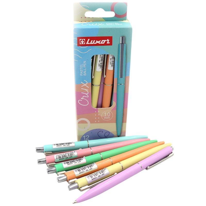 Pen "Luxor" /12200P/ "Pastel" colored body blue (12/144)