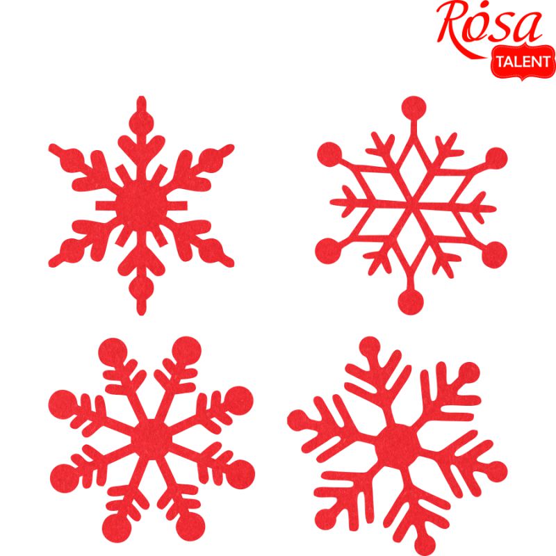 Blank "Rosa Talent" /820/ "Snowflakes 1" 8pcs, 7*8cm