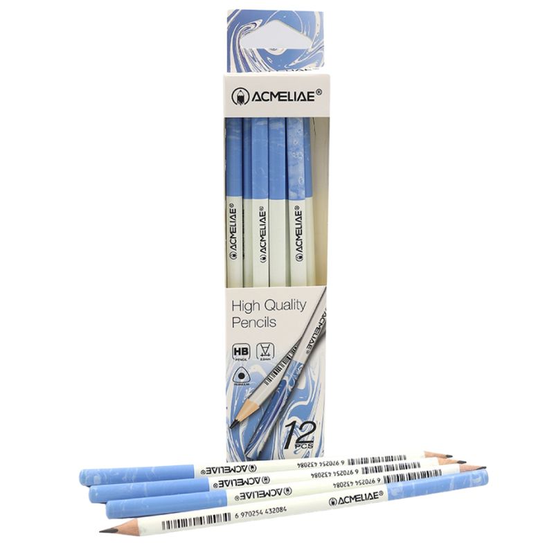 Simple pencil "Acmeliae" /43209/ three-sided, HB, 12 pcs. (12/144)