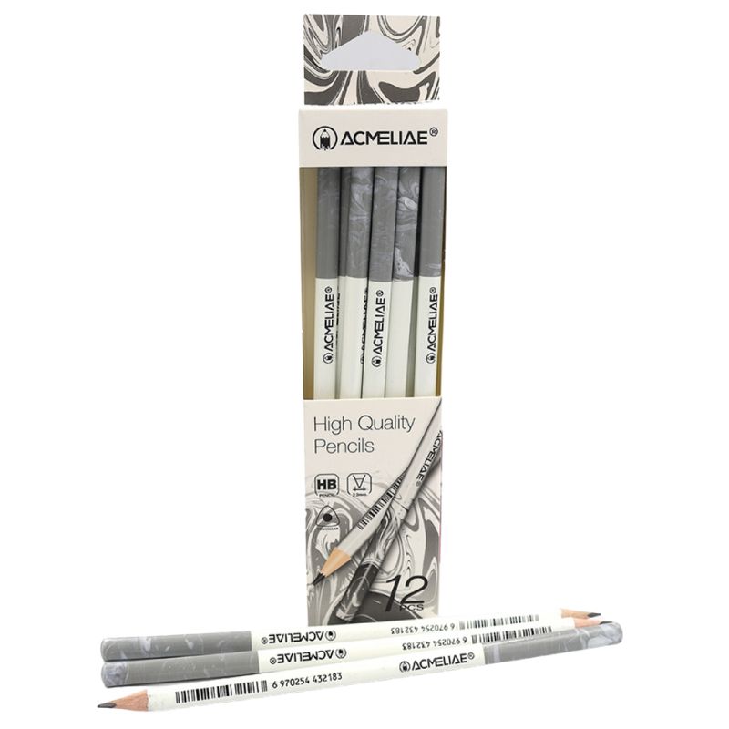 Simple pencil "Acmeliae" /43219/ three-sided, HB, 12 pcs. (12/144)