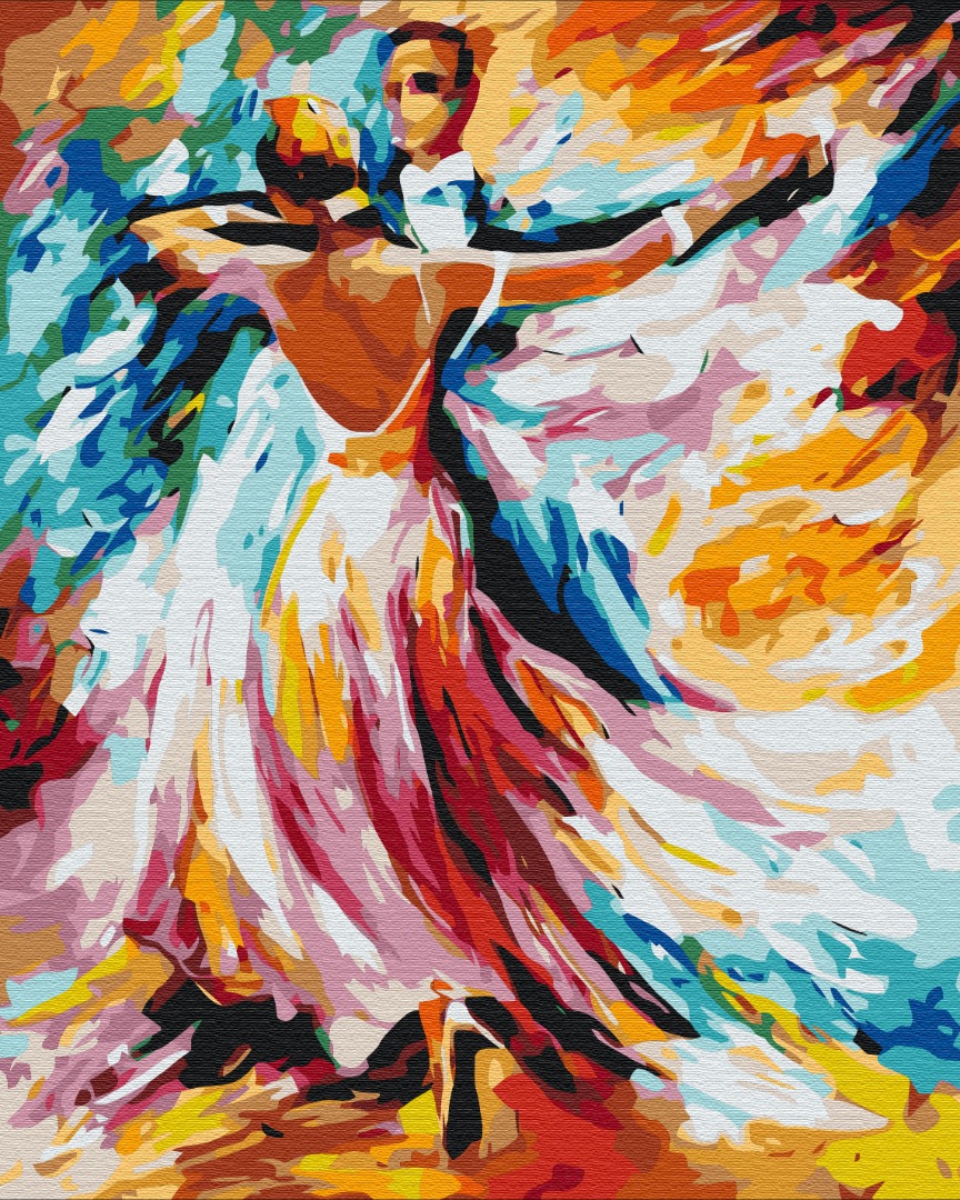 Картина за номерами "Brushme" /BS52217/ "Кольори вальсу" 40*50см