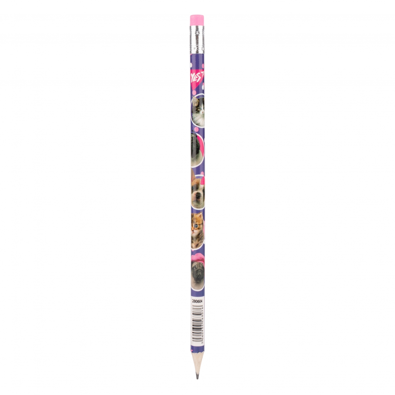 Pencil pr. "YES" /280604/ circle. with flippers  in the square tubes, 36pcs/pack Keith Kimberlin (36/360)