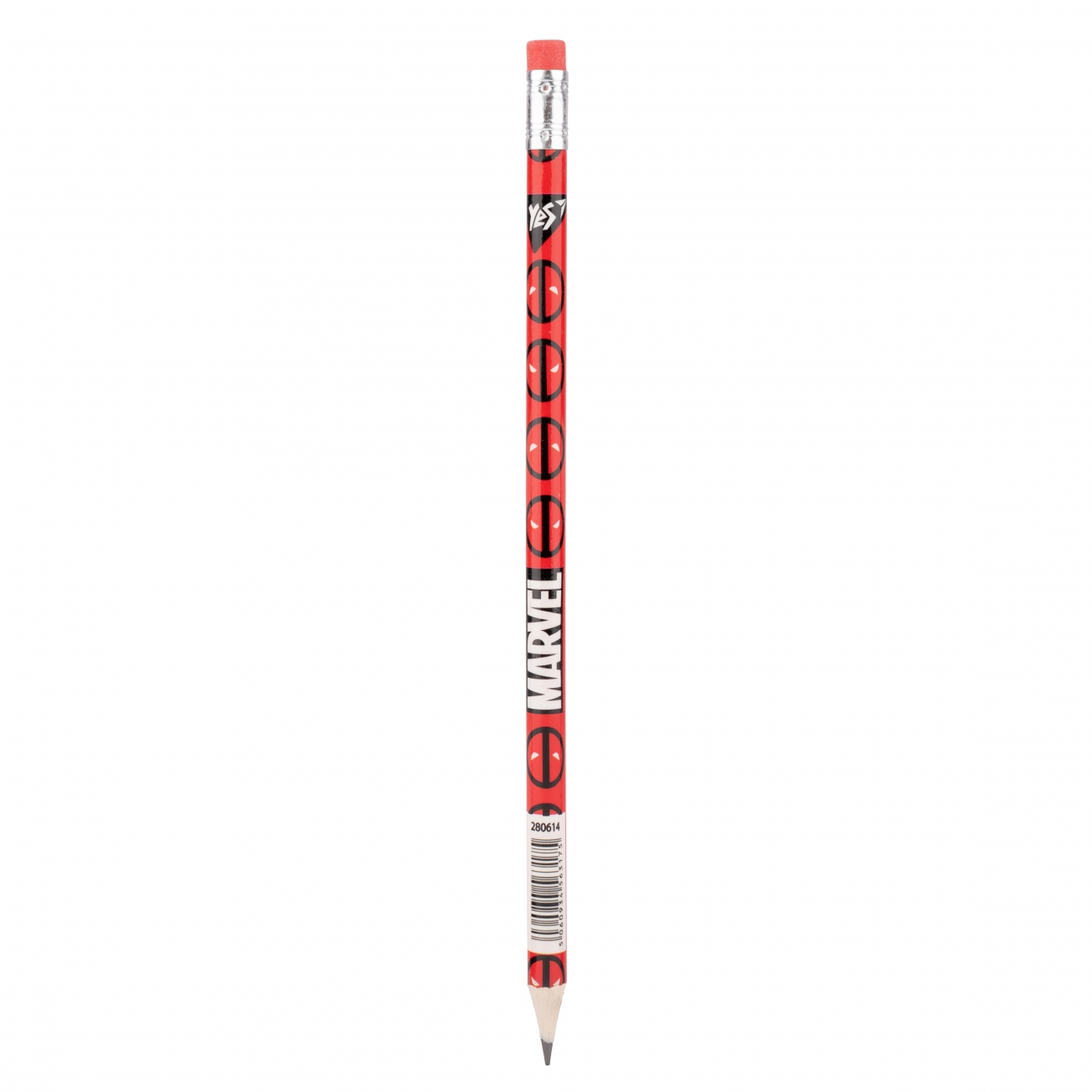 "YES" pencil /280614/ round. with flippers  in the square tubes, 36pcs/pack Marvel.Deadpool (36/360)