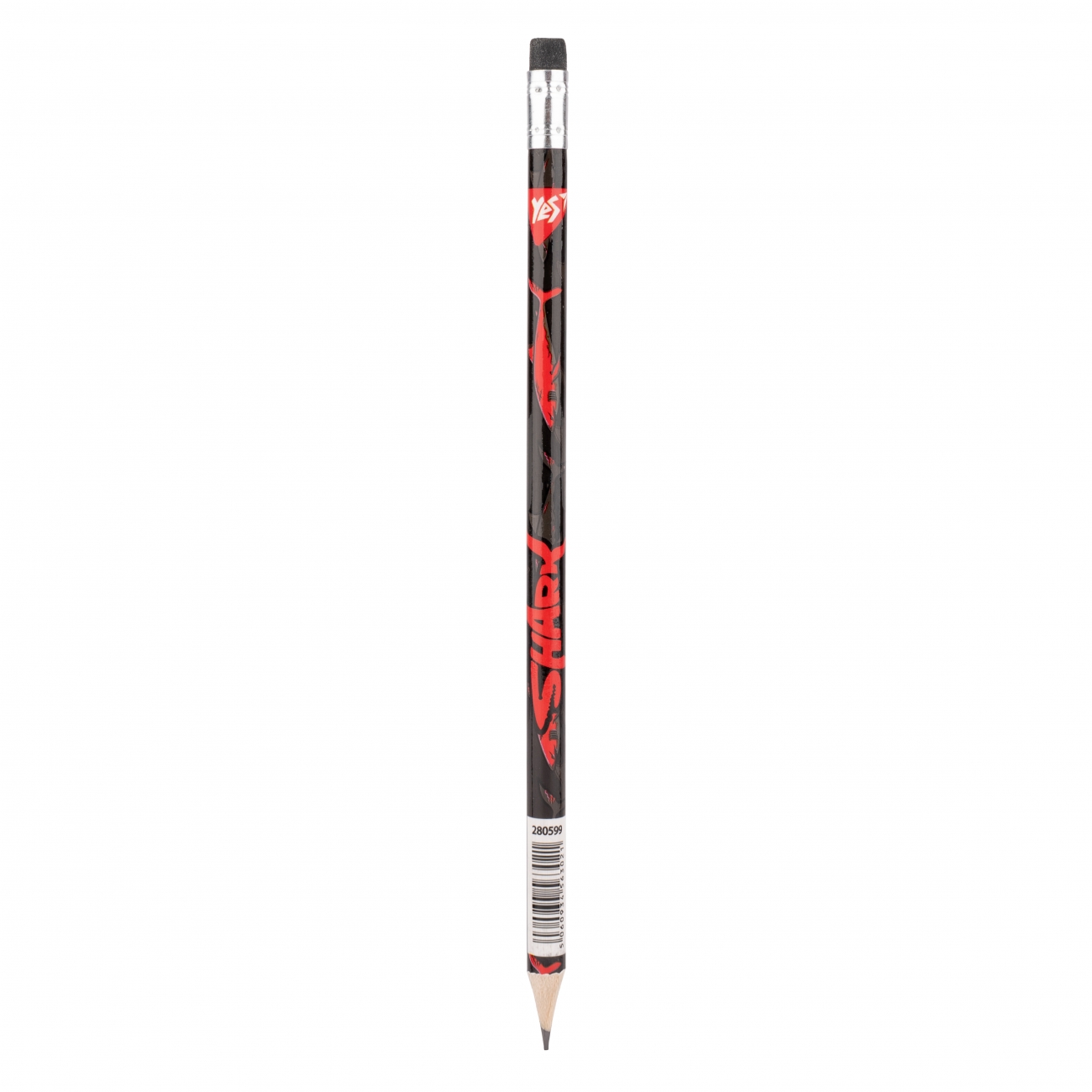 "YES" pencil /280599/ round. with flippers  in the square tubes, 36pcs/pack Shark (36/360)
