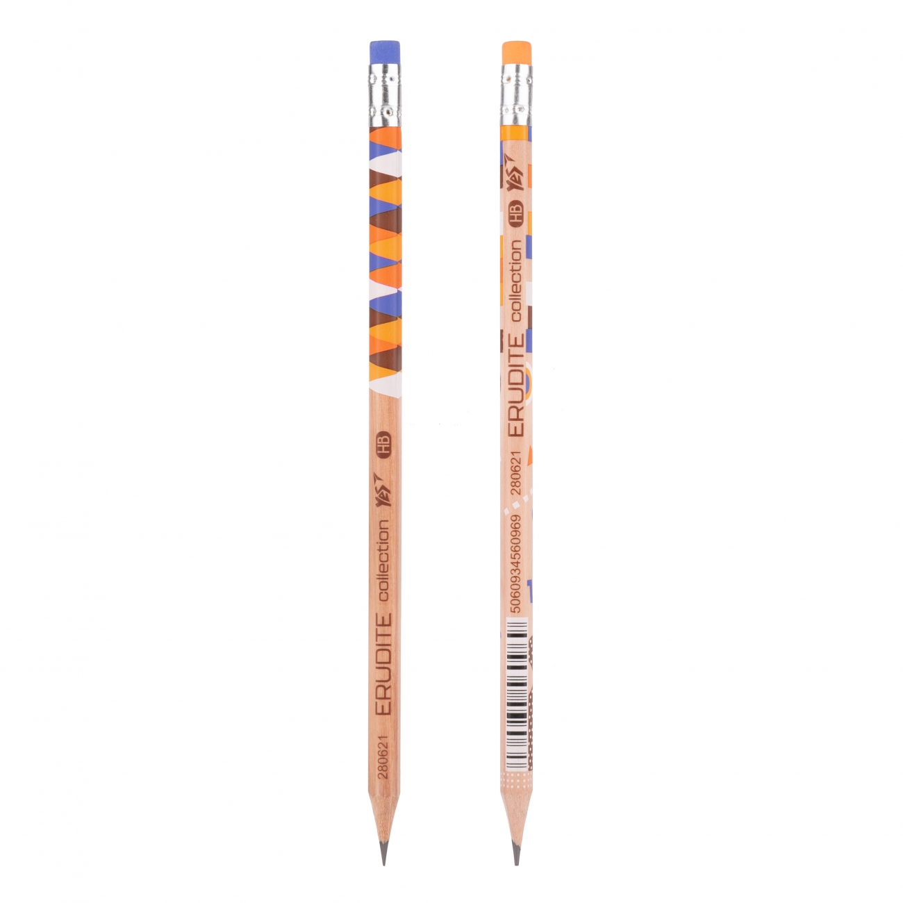 Pencil pr. "YES" /280621/ hexagonal with fins. in the square tubes "Erudite Collection", 36 pcs/pack (36/432)