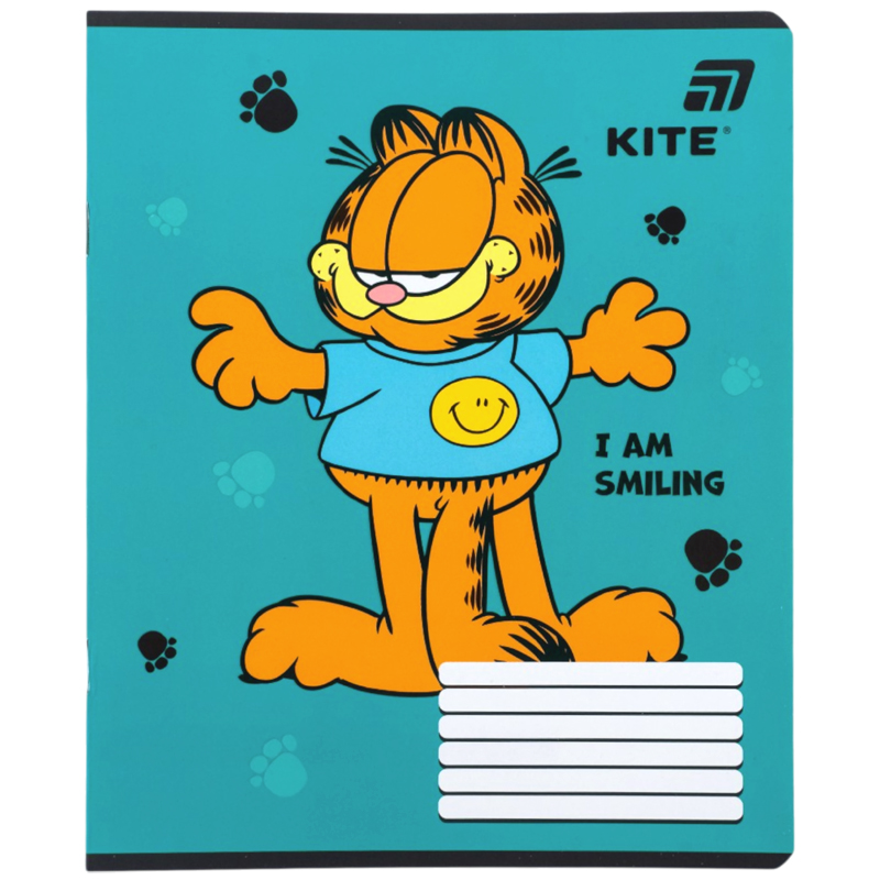 Student's notebook "Kite" 12 sheets # /GF26-232/ soft touch + UV varnish, Garfield Retro/Classic (25/600)