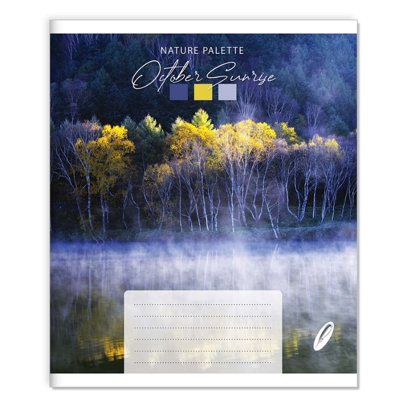 Student's notebook "Feather" 48 sheets # /TV-5/ #1016 Natural palette newsprint 55 g/m2 (15/180)