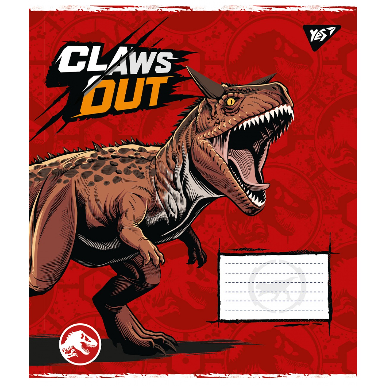 Зошит уч. "YES" 12арк.== /767225/ "Jurassic world" (25/500)