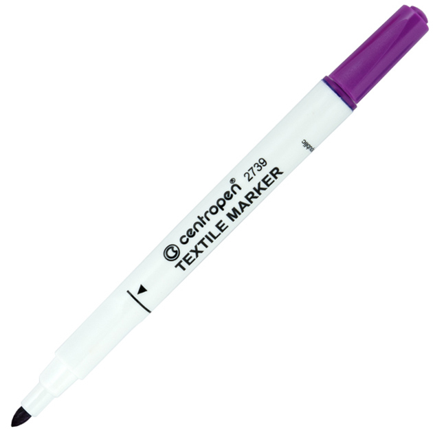 Textile marker "Centropen" /2739/08/ purple (10)