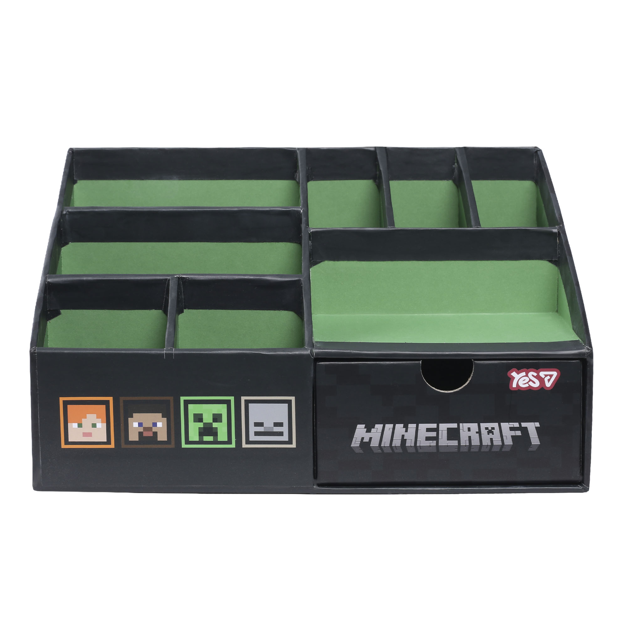 Desktop organizer "Yes" /708619/ Minecraft 8 compartments, cardboard (1/12)