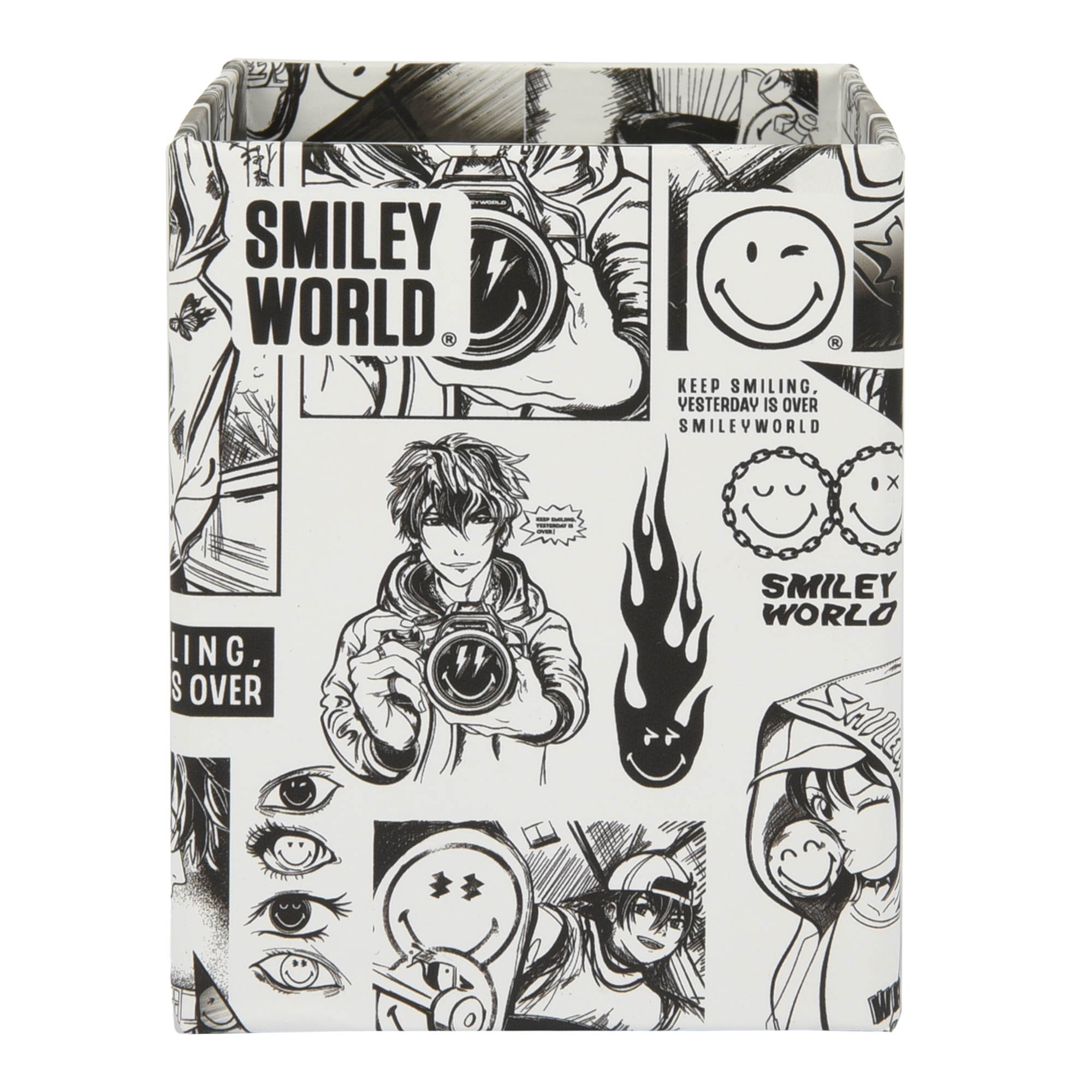 Стакан-підставка для ручок "YES" /708868/ Smiley World картон (1/48)