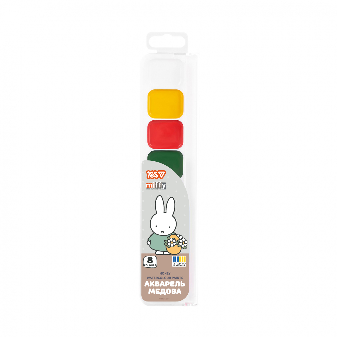 Watercolor "YES" 8 col. /110318/ Miffy honey b/p (1/48)