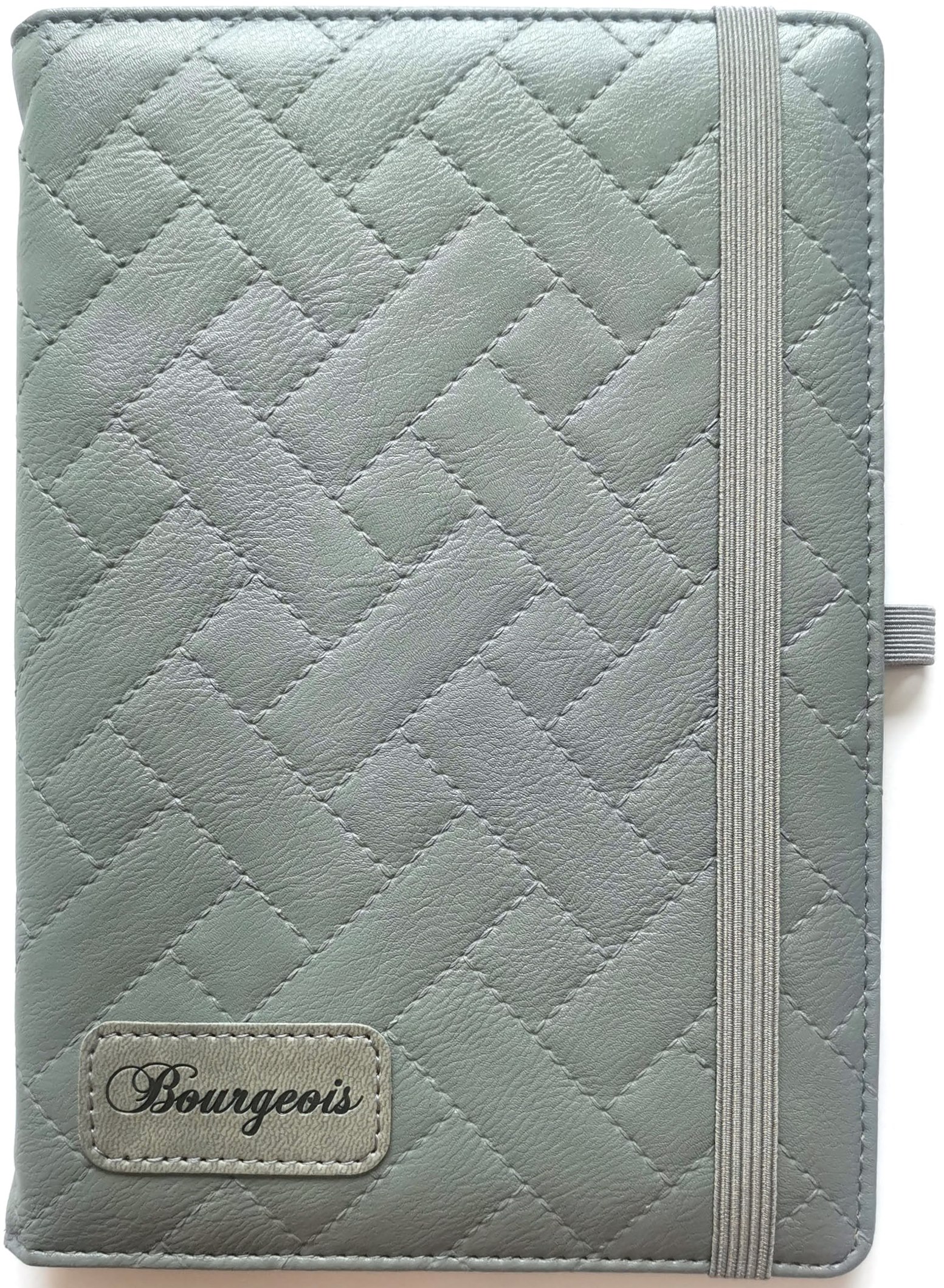 Блокнот на гумці "Bourgeois" А5/120 шкірзам Тв.обкл. /N9703/ вн.бл.70г, # (1/30)