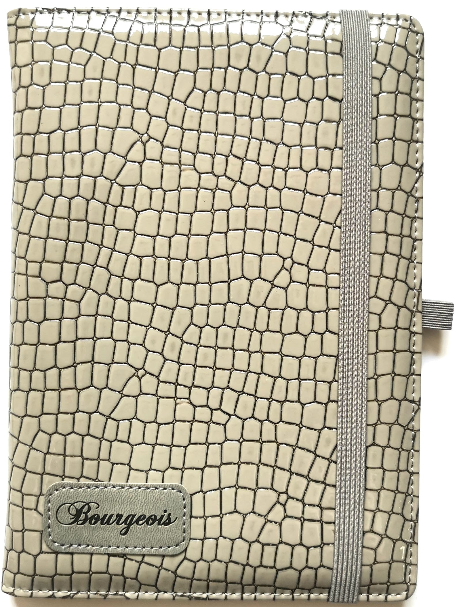 Блокнот на гумці "Bourgeois" А5/120 шкірзам Тв.обкл. /N9705/ вн.бл.70г, # (1/30)