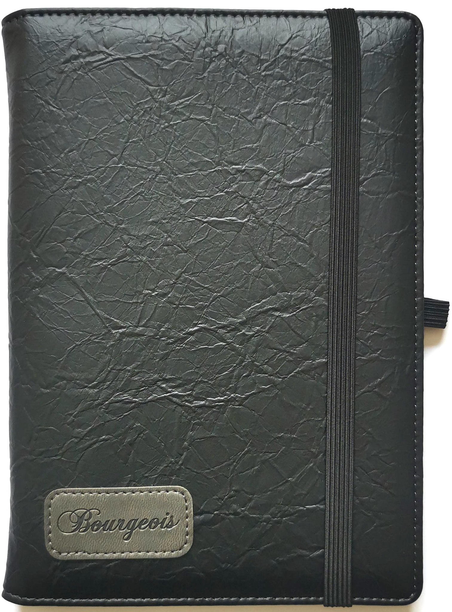 Блокнот на гумці "Bourgeois" А5/120 шкірзам Тв.обкл. /N9707/ вн.бл.70г, # (1/30)
