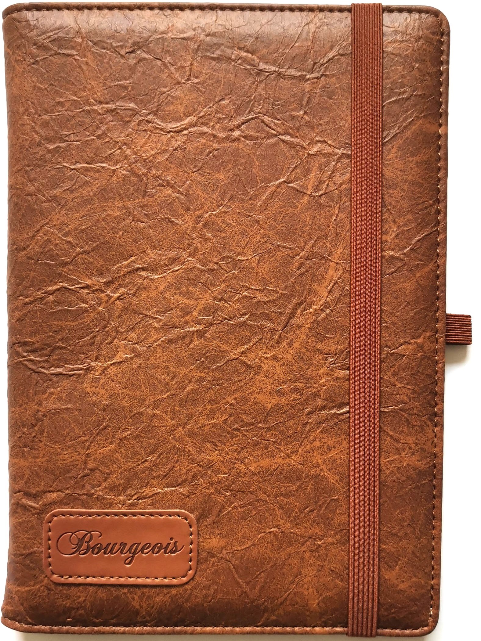 Блокнот на гумці "Bourgeois" А5/120 шкірзам Тв.обкл. /N9709/ вн.бл.70г, # (1/30)