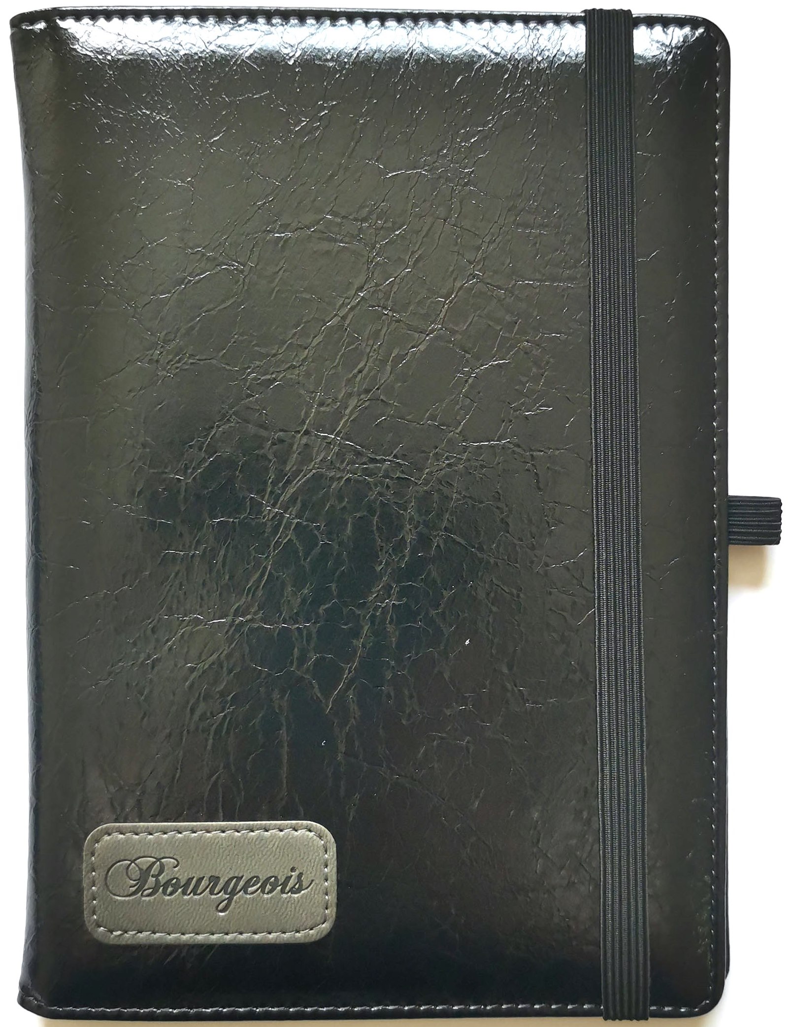 Блокнот на гумці "Bourgeois" А5/120 шкірзам Тв.обкл. /N9710/ вн.бл.70г, # (1/30)