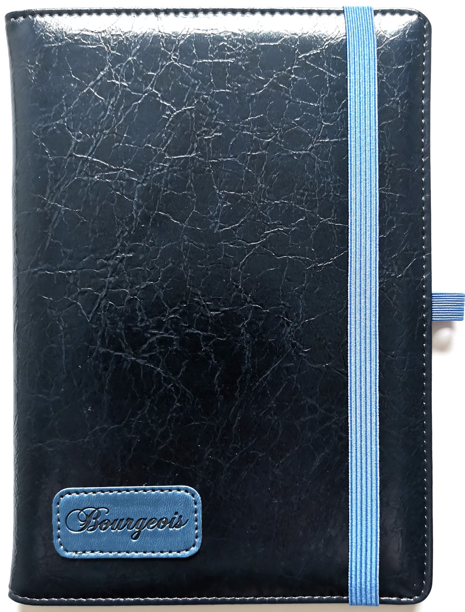 Блокнот на гумці "Bourgeois" А5/120 шкірзам Тв.обкл. /N9711/ вн.бл.70г, # (1/30)