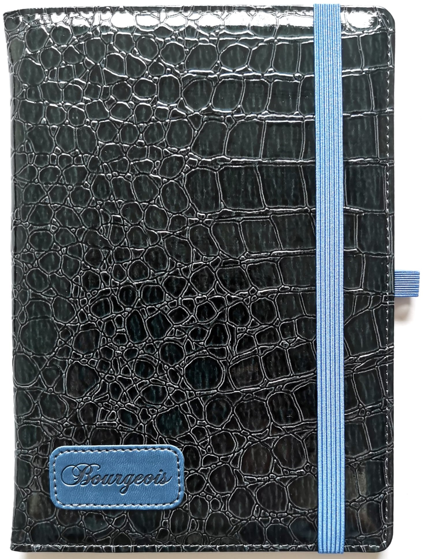 Блокнот на гумці "Bourgeois" А5/120 шкірзам Тв.обкл. /N9713/ вн.бл.70г, # (1/30)