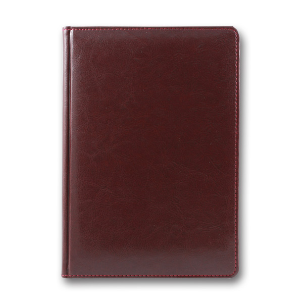 Diary 3B-70 n/date "Sarif" burgundy 168 sheets. == cream. paper 142x203 (1/10)