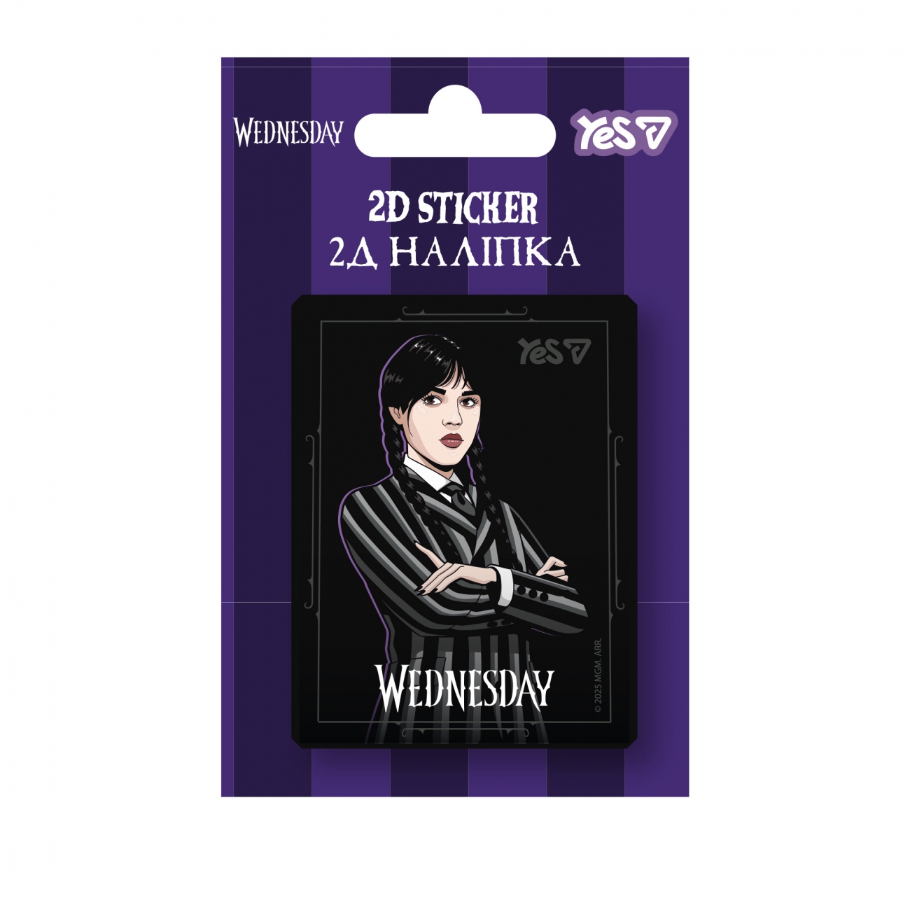 Stickers 2D "YES" /708808/ "Wednesday" (1/100)