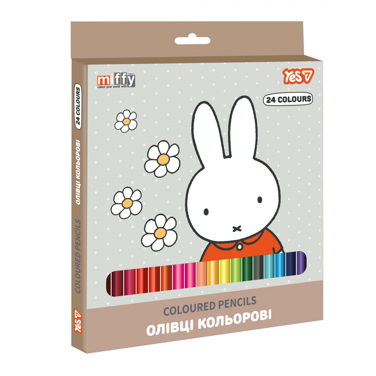 Олівці кольорові "Yes" 24 кол. /290793/ Miffy (1/6/120)