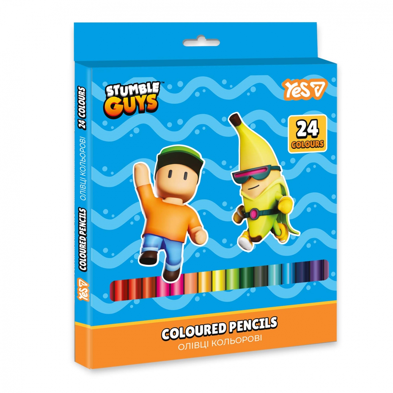 Colored pencils "Yes" 24 pcs. /290783/ Stumble Guys (1/6/120)