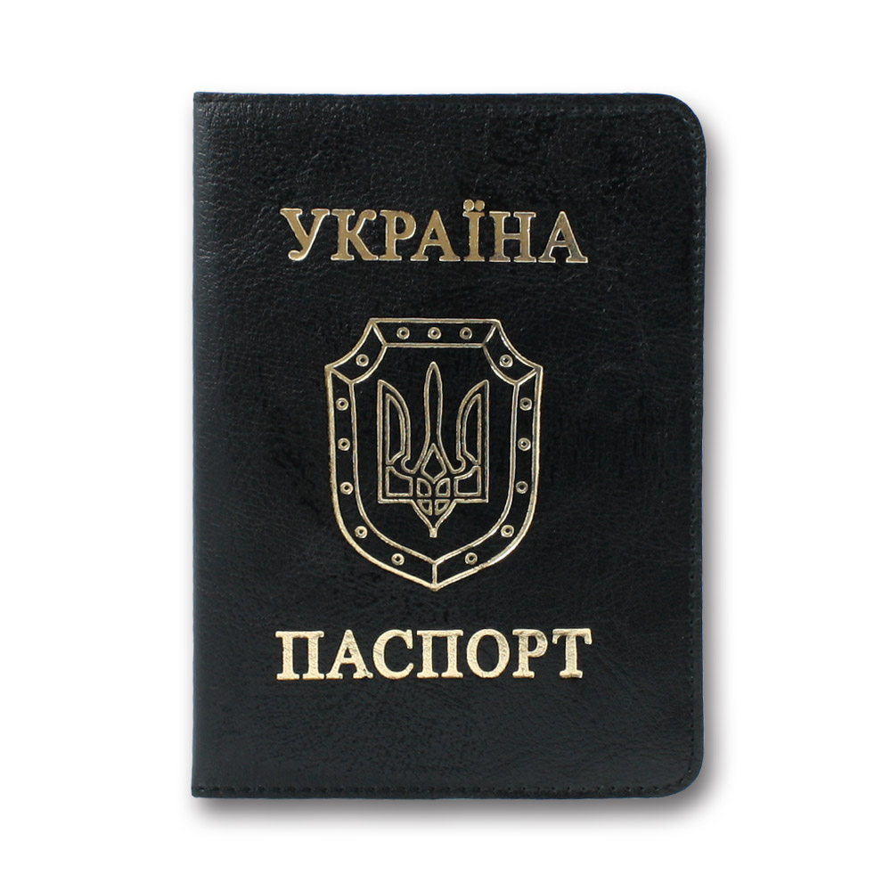Обкладинка Паспорт "Бріск" /ОВ-8/   Sarif чорний 100*135  (1/5)