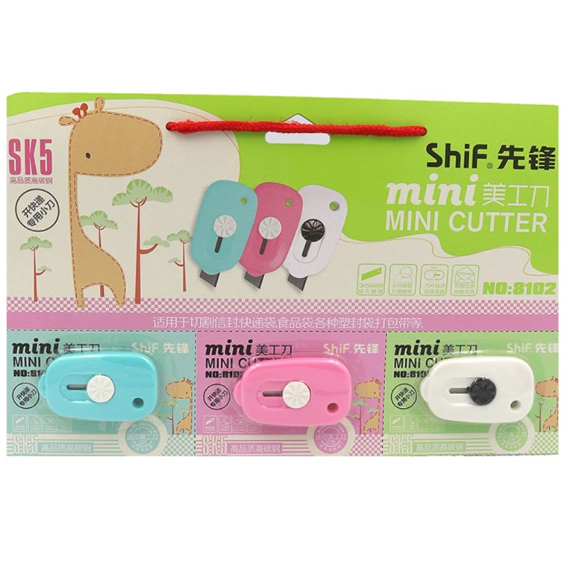 Stationery knife "JO" /8102/ "Mini" mix (18/864)