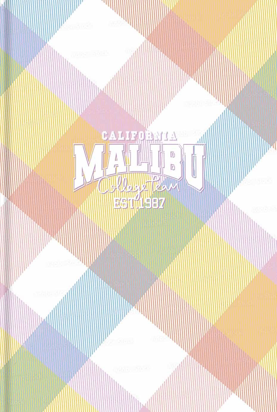 Notebook B5/80 sheets. "Genius" integrated cover /B5-IC-080-7068K/ # white block, 70g/m2, matlamination (1/12)