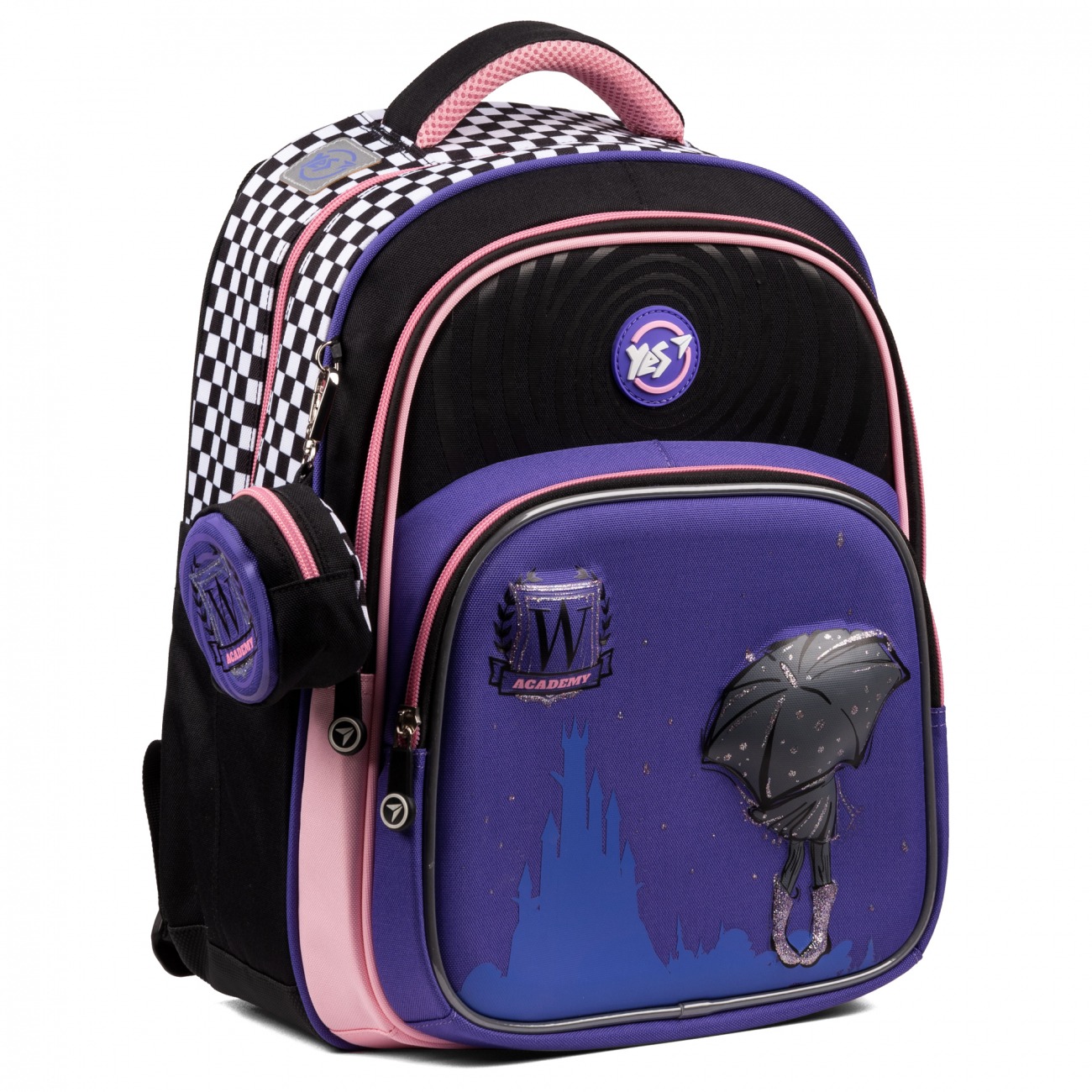 Half-frame school backpack "YES" /559587/ S-91 Academy (1/8)