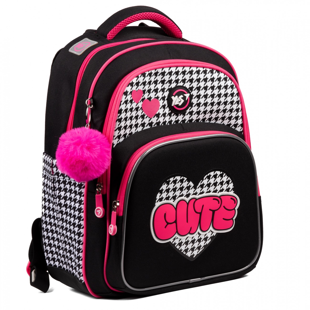 Half-frame school backpack "YES" /559586/ S-91 Cute (1/8)